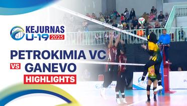 Putri: Petrokimia Volleyball Club vs Ganevo - Highlight | Kejurnas Bola Voli Antarklub U-19 2025