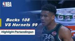 NBA | Cuplikan Hasil Pertandingan : Bucks 108 VS Hornets 99