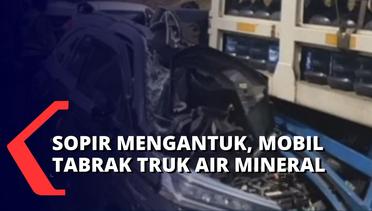 Mobil Minibus Tabrak Truk Air Mineral di Tol Cipali, 1 Orang Tewas di Tempat