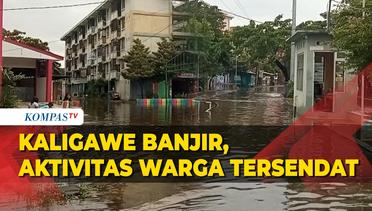 Semarang Banjir, Rumah Susun Kaligawe Terkepung Air, Warga Kesulitan Beraktivitas