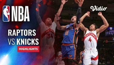 Toronto Raptors vs New York Knicks - Highlights | NBA Regular Season 2023/24