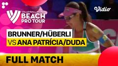 Full Match | Semi Finals - Center Court: Brunner/Huberli (SUI) vs Ana Patricia/Duda (BRA) | Beach Pro Tour Elite16 Ostrava, Czech Republic 2023