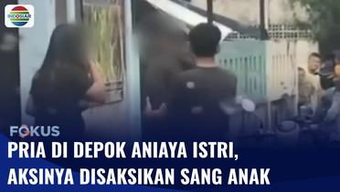 Pria Aniaya Istri di Tengah Jalan Cinere, Ironis Anak Balita Keduanya Menyaksikan Aksi Tersebut | Fokus