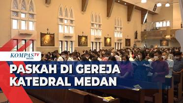Momen Ibadah Paskah di Gereja Katedral Medan