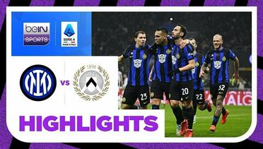 Inter vs Udinese - Highlights | Serie A 2023/2024
