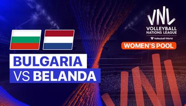 Bulgaria vs Belanda - Full Match | Women's Volleyball Nations League 2024