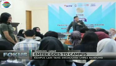 EMTEK Goes to Campus Sambangi 3 Universitas di Bandung - Fokus Pagi