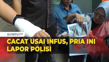 Tangan Pria di Palembang Menghitam Usai Diinfus, Tak Terima Ia Lapor Polisi