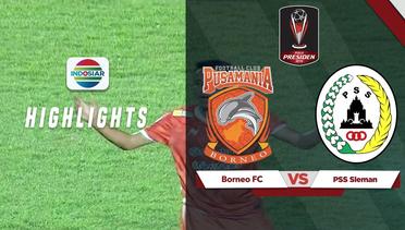 SANGAT KERAS!! Kartu Merah Buat Fiky-Borneo Setelah Langgar Riky-PSS - Piala Presiden