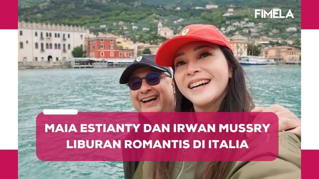 Gaya Serasi Maia Estianty dan Irwan Mussry Liburan Romantis di Italia