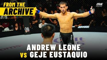 Andrew Leone vs. Geje Eustaquio - ONE Championship Full Fight - May 2013