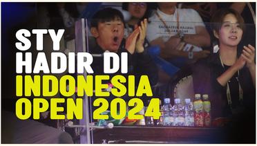Momen Pelatih Timnas Indonesia, Shin Tae-yong Hadir di Final Indonesia Open 2024
