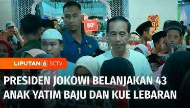 Berbagi Kebahagiaan Ala Presiden: Jokowi Ajak Anak Yatim Berbelanja Baju dan Kue Lebaran | Liputan 6