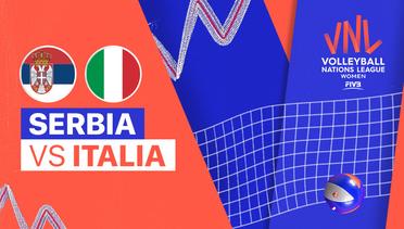Full Match | Serbia vs Italia | Women's Volleyball Nations League 2022