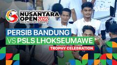 Selebrasi Juara Nusantara Open Piala Prabowo Subianto 2022