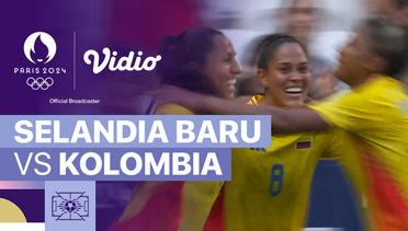 Selandia Baru vs  Kolombia - Sepak Bola Putri - Mini Match | Olympic Games Paris 2024