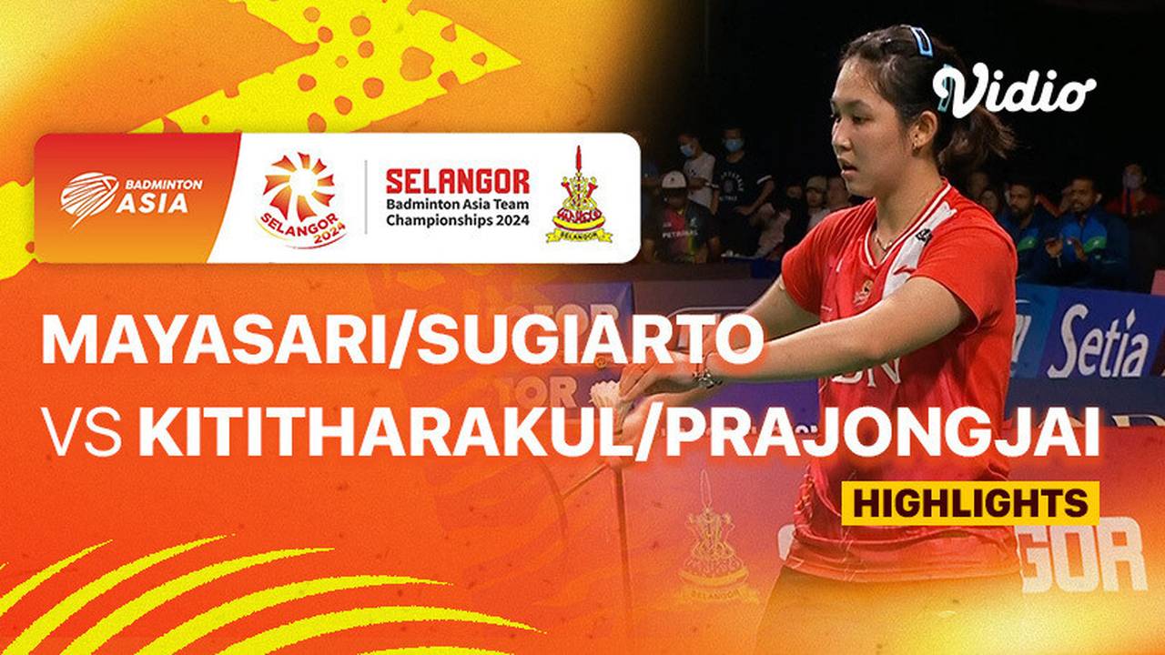 Semifinal Women's Indonesia vs Thailand Lanny Tria Mayasari/Ribka