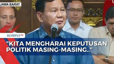 Bertemu Surya Paloh, Prabowo: Kita Memutuskan Hargai Keputusan Politik Masing-Masing!
