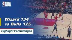 NBA I Cuplikan Pertandingan : Wizard 134 VS Bulls 125