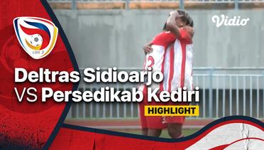 Highlight - Deltras Sidoarjo vs Persedikab Kab Kediri | Liga 3 Nasional 2021/22