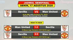 Jadwal Semifinal Liga Eropa Malam Ini Live SCTV - Sevilla VS Manchester United