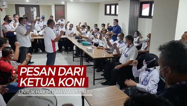 Pesan Ketua Umum KONI Pusat kepada Hakim dan Wasit Tinju di PON Papua 2021