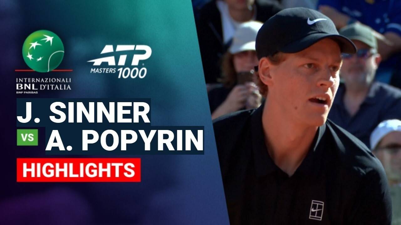 Jannik Sinner vs Alexei Popyrin - Round 3 (Campo Centrale) | ATP 1000: Internazionali BNL d'Italia 2026