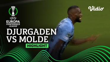 Highlights - Djurgaden vs Molde | UEFA Europa Conference League 2022/23
