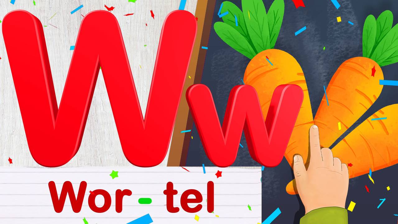 Sarah Playschool - Belajar Alfabet - Belajar huruf W untuk anak PAUD/TK ...