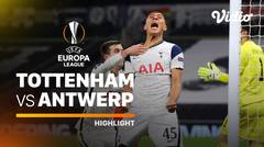 Highlight - Tottenham vs Royal Antwerp I UEFA Europa League 2020/2021