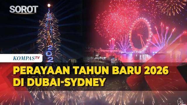 Kemeriahan Perayaan Tahun Baru 2026 di Dubai, London, hingga Sydney