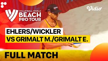 Full Match | Round 3 -  Court 2: Ehlers/Wickler (GER) vs Grimalt M./Grimalt E. (CHI) | Beach Pro Tour Elite16 Ostrava, Czech Republic 2023