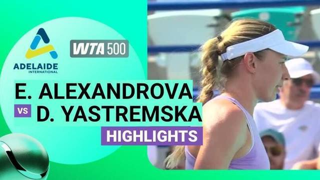 Ekaterina Alexandrova vs Dayana Yastremska - Highlight | WTA 500: Mubadala Abu Dhabi Open presented by Abu Dhabi Sports Council 2026