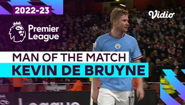 Aksi Man of the Match: Kevin De Bruyne | Arsenal vs Man City | Premier League 2022/23