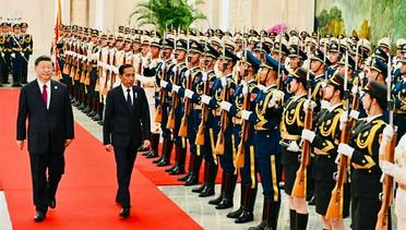 Upacara Penyambutan Resmi Presiden Jokowi oleh Presiden RRT Xi Jinping, Beijing, 17 Oktober 2023