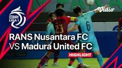 Highlights - RANS Nusantara FC vs Madura United | BRI Liga 1 2022/23