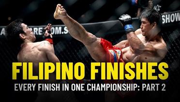 Every Filipino Finish In ONE Championship - Part 2