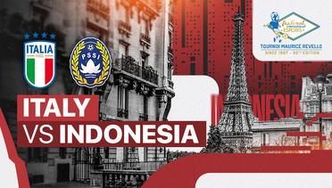 Italy vs Indonesia - Maurice Revello Tournament