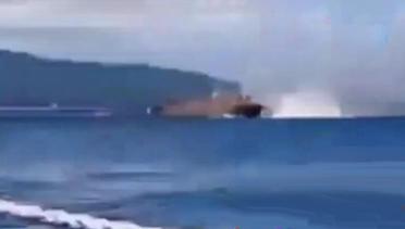 VIDEO: Rekaman Amatir Detik-detik Tenggelamnya Kapal Rafelia 2