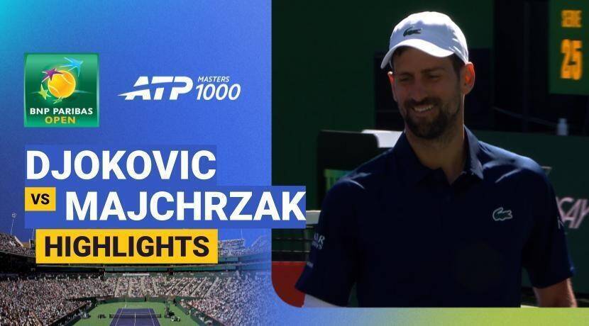 Novak Djokovic vs Kamil Majchrzak - Round 2 | ATP 1000: BNP Paribas Open 2026