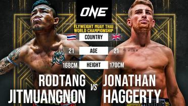 Rodtang Jitmuangnon vs. Jonathan Haggerty I | Full Fight Replay