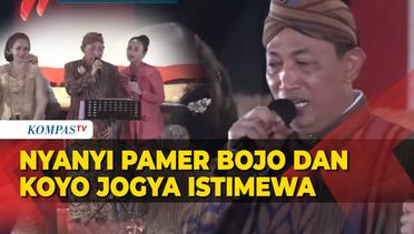 Momen Kapolri Listyo Sigit Nyanyi Koyo Jogja Istimewa dan Pamer Bojo di Pertunjukan Wayang Kulit