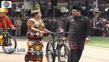 Busana Adat Terbaik Raih Sepeda dari Presiden Jokowi di Istana - Fokus Malam