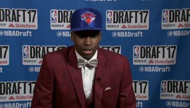 Interview dengan Frank Ntilikina setelah terpilih oleh New York Knicks dalam NBA Draft 2017
