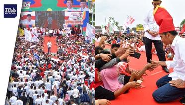 Kampanye Jokowi di Gowa Pecah, dihadiri Ribuan Orang