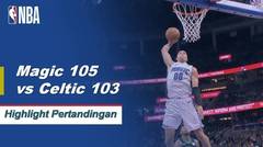 NBA | Cuplikan Hasil Pertandingan : Magic 105 vs Celtics 103