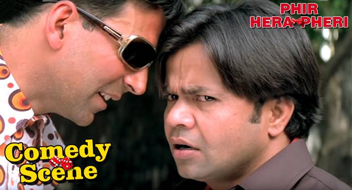 Akshay Kumar Fools Rajpal Yadav | Comedy Scene | Phir Hera Pheri | Hindi  Film | HD Full Movie | Vidio