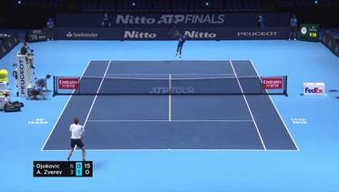 Match Highlight | Novak Djokovic 2 vs 0 Alexander Zverev | Nitto ATP Finals 2020