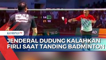 Jenderal Dudung Kalahkan Ketua KPK Firli Bahuri saat Tanding Badminton