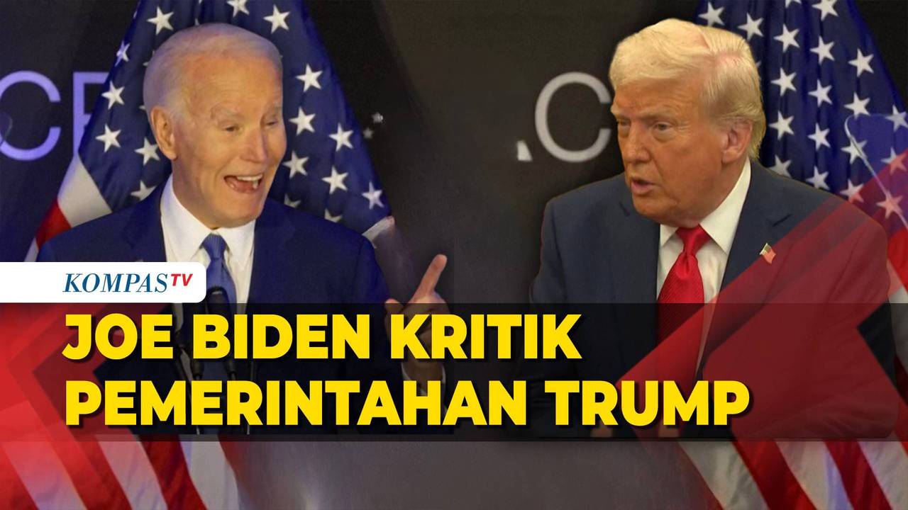 Joe Biden Kritik Pemerintahan Trump: Kurang dari 100 Hari, Buat Banyak  Kerusakan